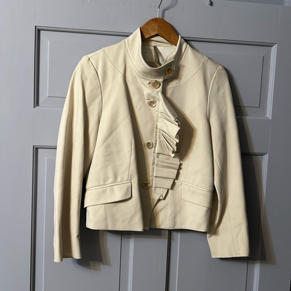 Piazza Sempione Jackets & Blazers - Piazza Sempione Cream Jacket